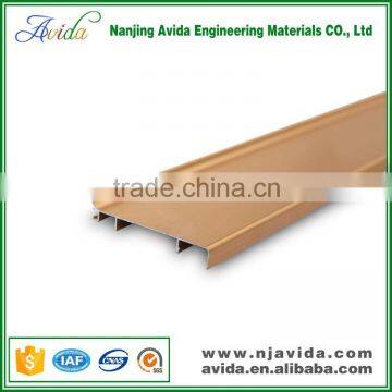 100mm high aluminum sliver skirting board