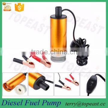 12V 24v Little Transfer Pump Water Oil Diesel Fuel Refueling Submersible Van Boat