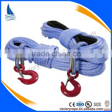 12 strand braid UHMWPE fiber synthetic winch rope for car