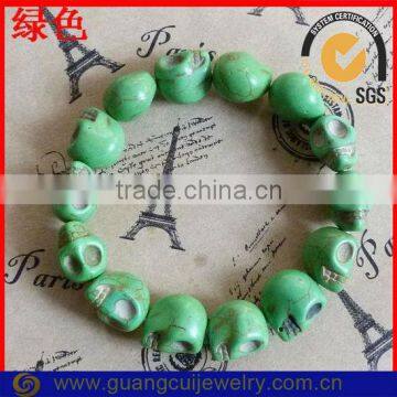 Fashion skull head bead bracelet