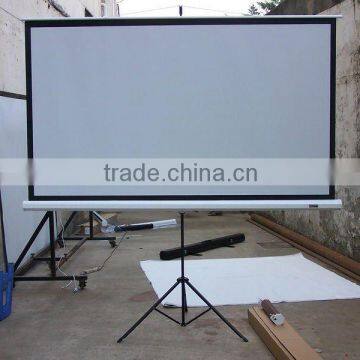 High gain high contrast HD tripod projection screen