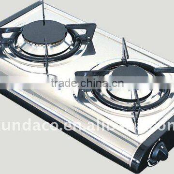 Mini portable double burners Sabaf type table gas stove