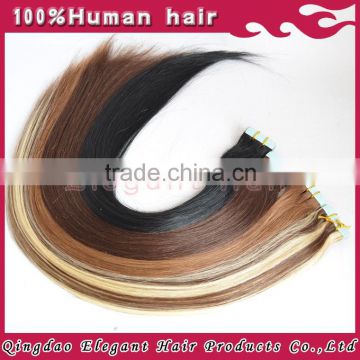 Cheap Remy Tape Human Hair Extensions 2.5g Per Piece Full Cuticle peruvian hair