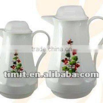 0.5L Plastic Vacuum FLask with FLower (V-H9705)