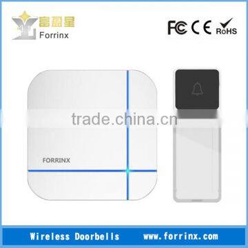 FORRINX 25-110dB Loud Sound 300m Range 52 Ringtone Dingdong Wireless Doorbell