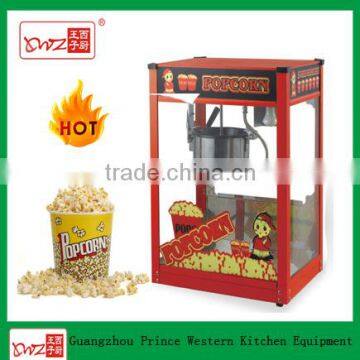 Luxury flat top CE approved commercial popcorn machine