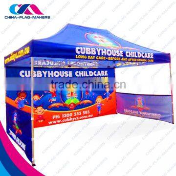 custom commercial colorful 4x4 pop-up tent