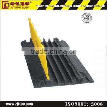 Rubber Duct Cable Protectors With Yellow Plastic Covers photo-2