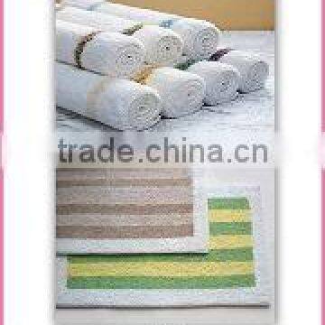 Cotton multicolor reversible rugs