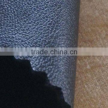elastic spandex velvet pu synthetic leather for women's winter pants