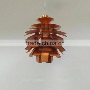 PH Artichoke Pendant Lamp Hot Sale Aluminium Silver Copper Pendant Light for Hotel Restaurant