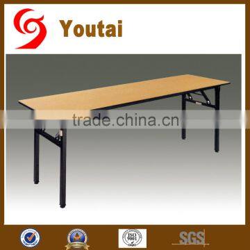 plywood rectangle folding conference tables XF-018