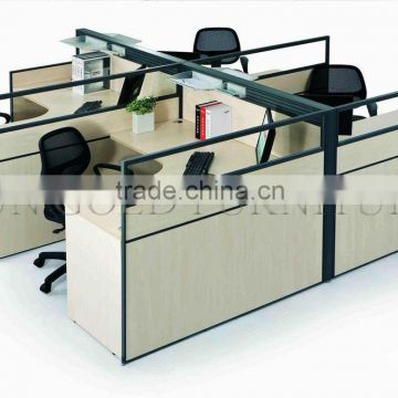 High wall Workstation Cubicle for Small Office in Panel Wooden finished ( SZ-WS363)