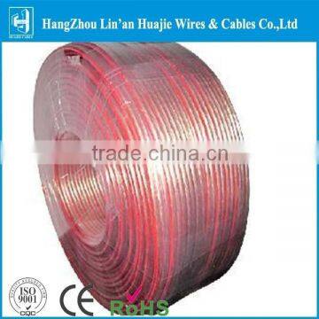 26 AWG Flexible Clear Audio Speaker Cable And Wires