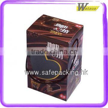 Coffee packaging Box with transparent window