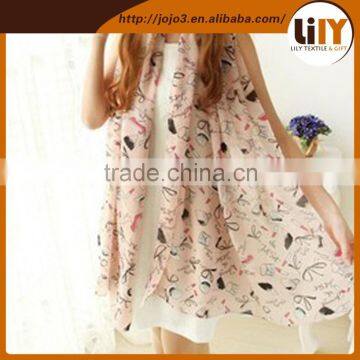 Popular style printed scarf and hijabs S2771
