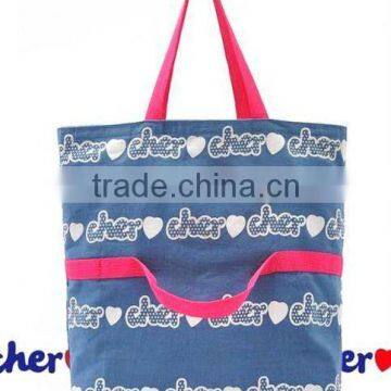 Promotional multifunctional denim cute tote bags school