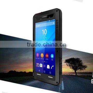 Original Love Mei Waterproof Case For Sony Xperia m5 Shockproof Metal Powerful Gorilla Glass Hybrid Phone Cover Case TB-0151 photo-5
