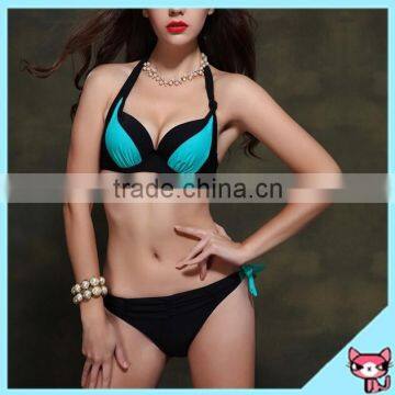 Sunshine style blue bikini swimwear set