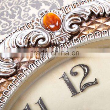 48cm Jewelry Amber Resin Luxury Wall Clock Women photo-4