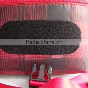 2016 New red and black Waterproof Nylon cross body bag cheap Camera Bag manufacturer camera tote bag
