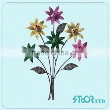 Shine Tree Metal Wall Art Decor,Metal Flower Wall Decoration