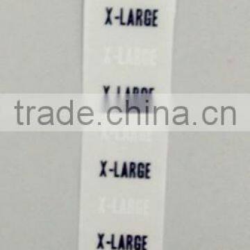 2015 factory customize black in white adhesive printed sticker