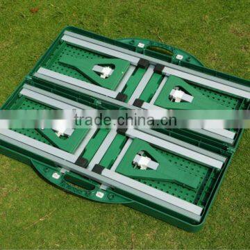 Green Plastic Folding Picnic Table--outdoor Camping Furniture photo-2