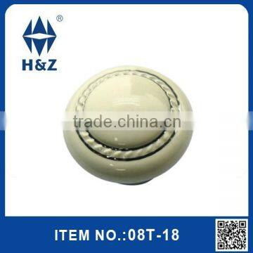 Zinc alloy handle ceramic knobs