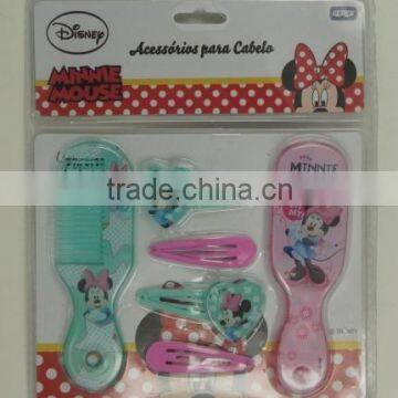 OEM SERVICE--6PCS MINNIE HAIR ACCESSORIES SET