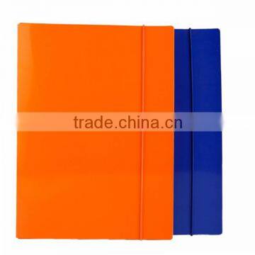 High Fashion Orange And Blue Color Expandable Folder, Hanging File Folder, File Folder With Elastic Bands