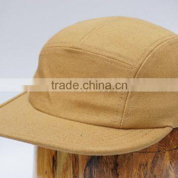 100% cotton plain camel street cap