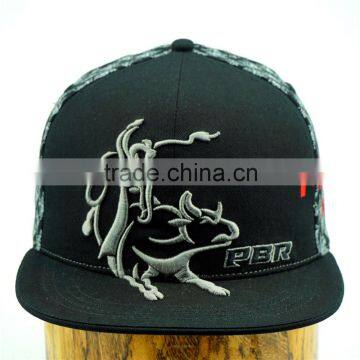 Wholesale Custom Flat Brim Spandex Cottot Flex Fit Hats photo-2