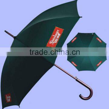 printing polyester/pongee advertising straight umbrella