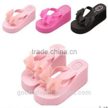 Guangzhou Shoes Factory Wholesale Newest Style Women Summer High Heel Flip Flops Quality Choice photo-4