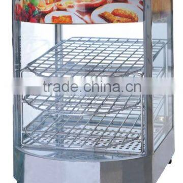 FWF-100 stainless steel electric glass food warmer display showcase, commercial food warmers