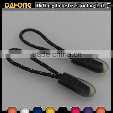 pvc nylon Soft zipper puller for garments