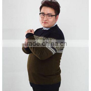 New men's cashmere plus thick fat add fertilizer increased thermal underwear