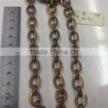 Popular decorative brass handmake chain.figaro chain.Clothing chain, waist chain, bag chain, key chain