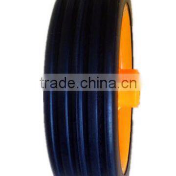 5 Inch Semi-pneumatic Rubber Wheel for Push Cart, Hand Trolley, Industrial Trolley photo-6