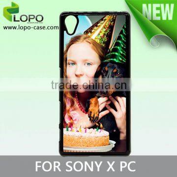 Special printing sublimation pc back cover case for Sony X