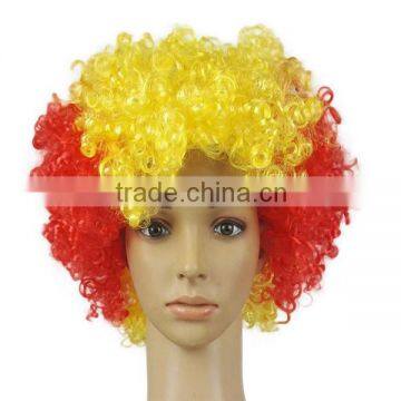 New Rainbow Colored Super Fluffy Unisex Style Afro Clown Wig