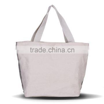 Women Girl Lady Linen Cotton Stripes Printing Canvas Tote Shopping Bag photo-2