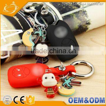 Hot Sale Promotion Gift Wholesale Eco-friendly Silicone Car Key Shell For Toyota Key Case Cover