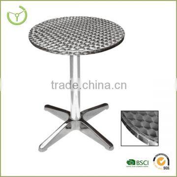 Hot sale cafe table /aluminium round cafe table for sale/cafe furniture/table bar