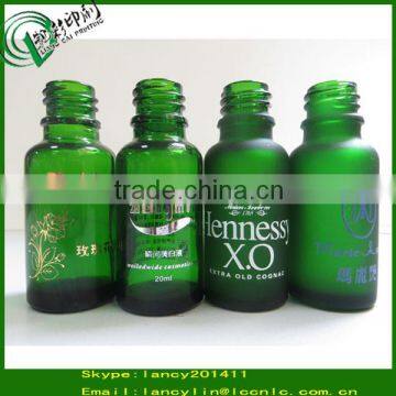 essential oil use green 20ml glass bottles with silver dropper round glass botttle