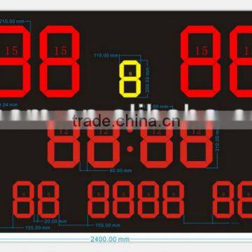 Waterproof Display Cabinet/ Gym Outdoor Led Display Used Scoreboard for Sale photo-6