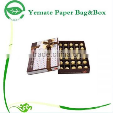 OEM ODM welcomed factory! high quality profession design offset print laminated decorative paper beauty chocolate packaging box