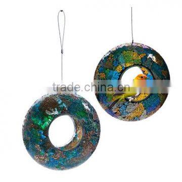 Hanging Glass Mosaic handmade acrylic window bird feeder for bird                        
                                                Quality Choice