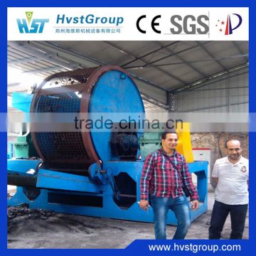 China fully automatic mobile tire shredder